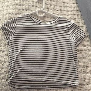 SALE‼️SOFT WHITE STRIPED TEE